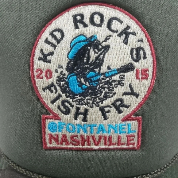 Cobra Camo Kid Rocks Fish Fry Fontanel Nashville  Snapback Hat. - Picture 6 of 8